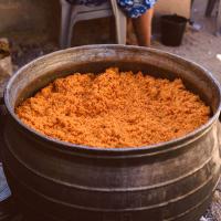 Jollof rice with chicken
