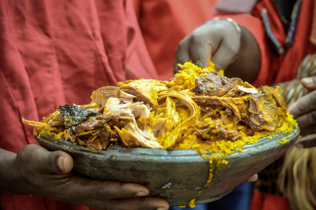 Jollof rice with chicken