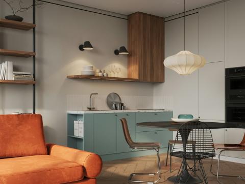 One-bedroom apartment, daily