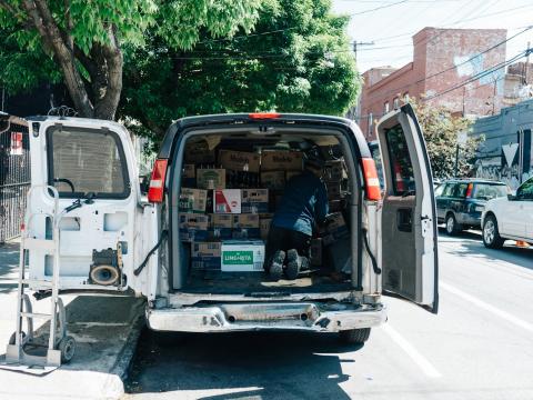 Document delivery across the city