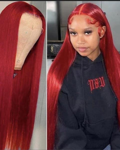 Bone straight look alike, 95% hair blend, accept heat