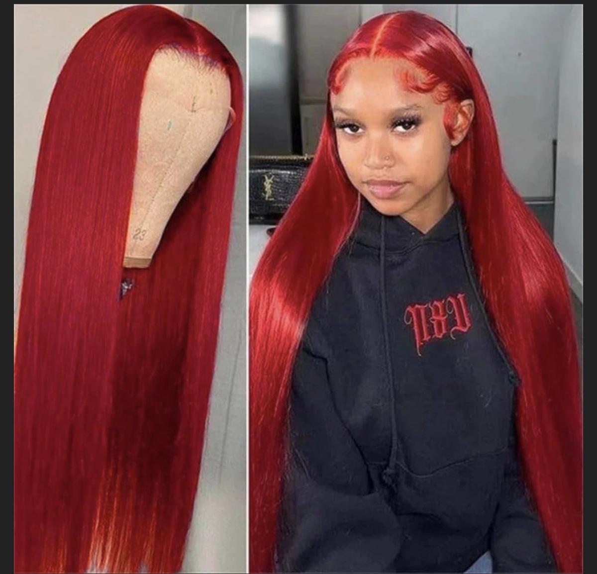 Bone straight look alike, 95% hair blend, accept heat