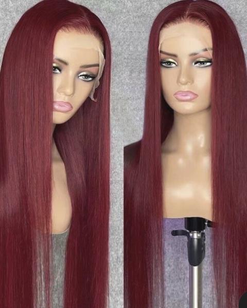 Bone straight look alike, 95% hair blend, accept heat