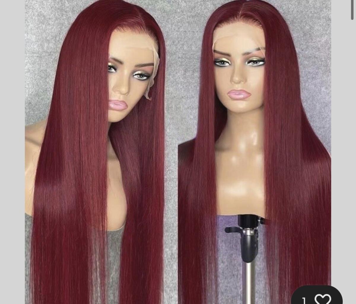 Bone straight look alike, 95% hair blend, accept heat