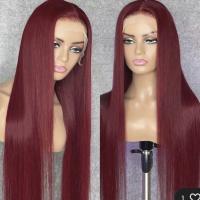 Bone straight look alike, 95% hair blend, accept heat